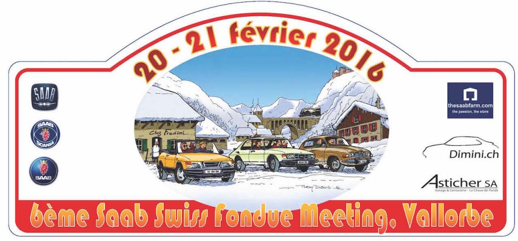 Saab Swiss Fondue Meeting 2016