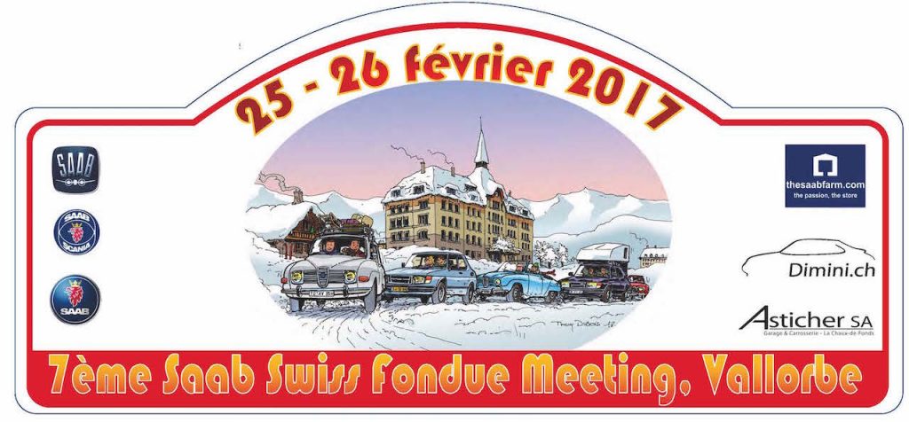 Saab Swiss Fondue Meeting 2017